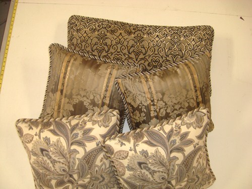 Custom Upholstered Pillows & Cushions